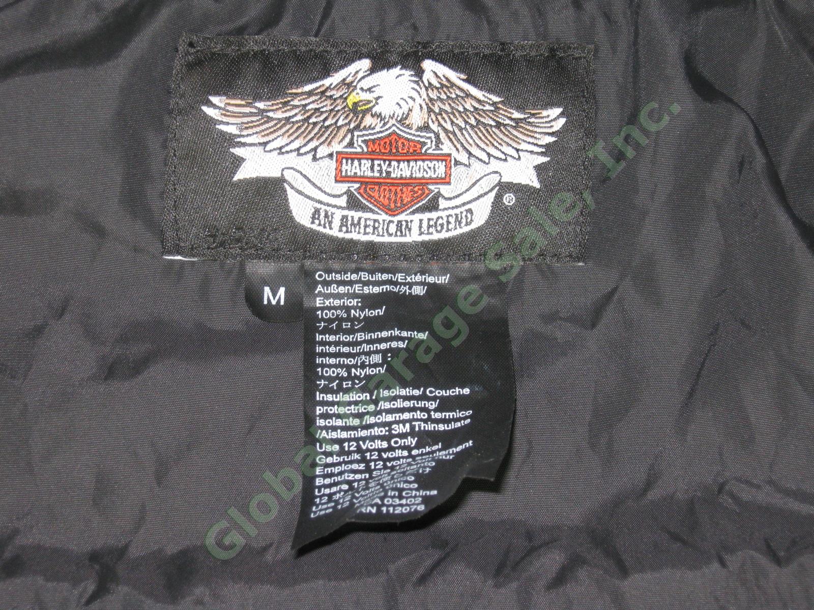Harley-Davidson Mens Heated Liner II Functional Black Jacket 98324-09VM Medium 5