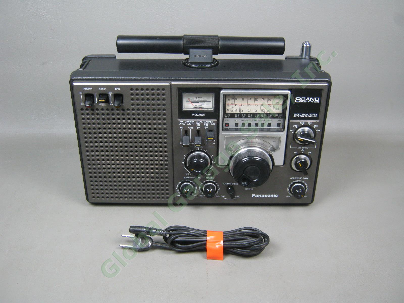 Vintage Panasonic RF-2200 8 Band Short Wave Double Superheterodyne Radio  TESTED