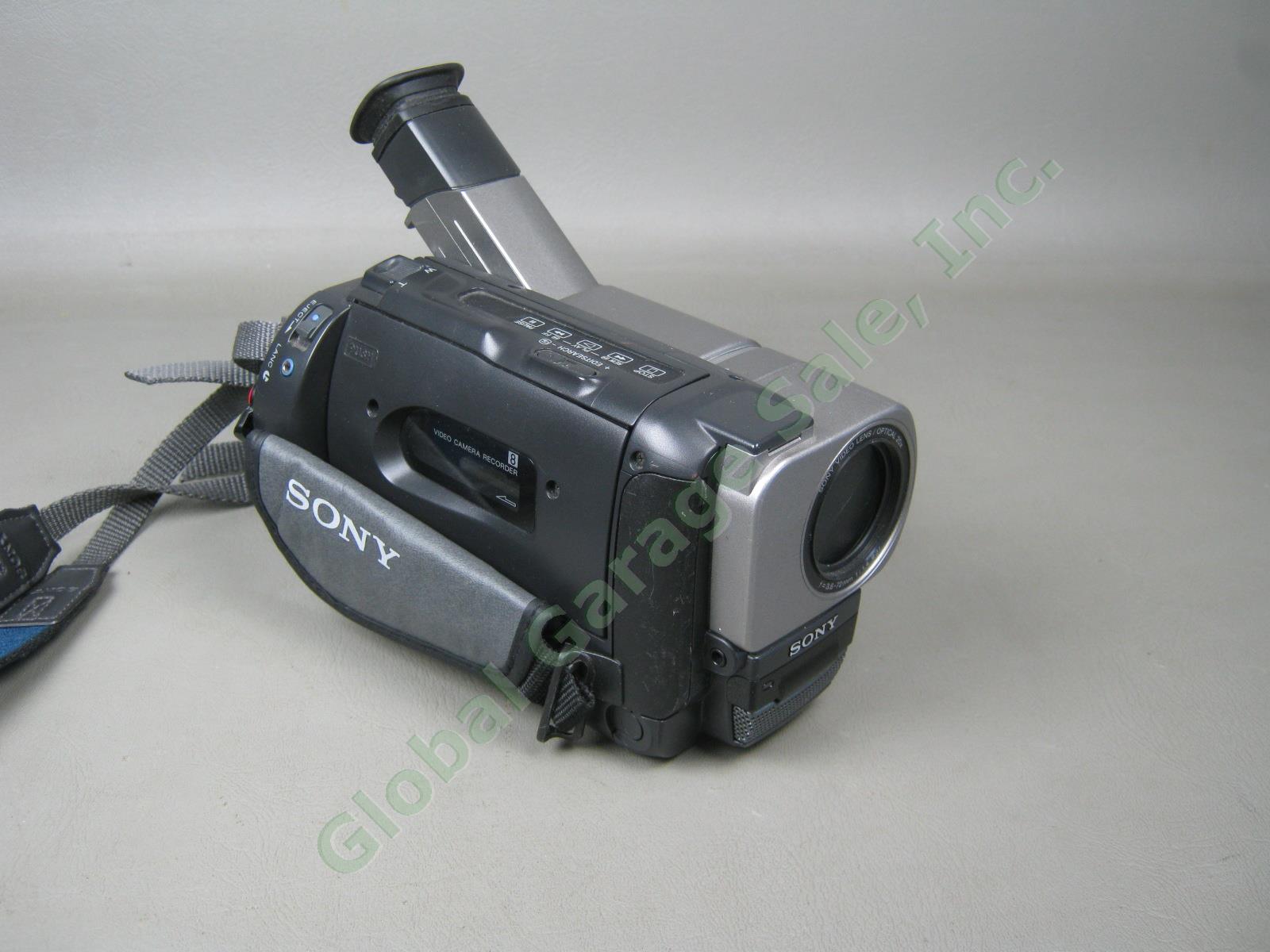 Sony HandyCam CCD-TR517 XR NTSC Hi 8 8mm Video Transfer Camcorder Bundle Lot NR! 5