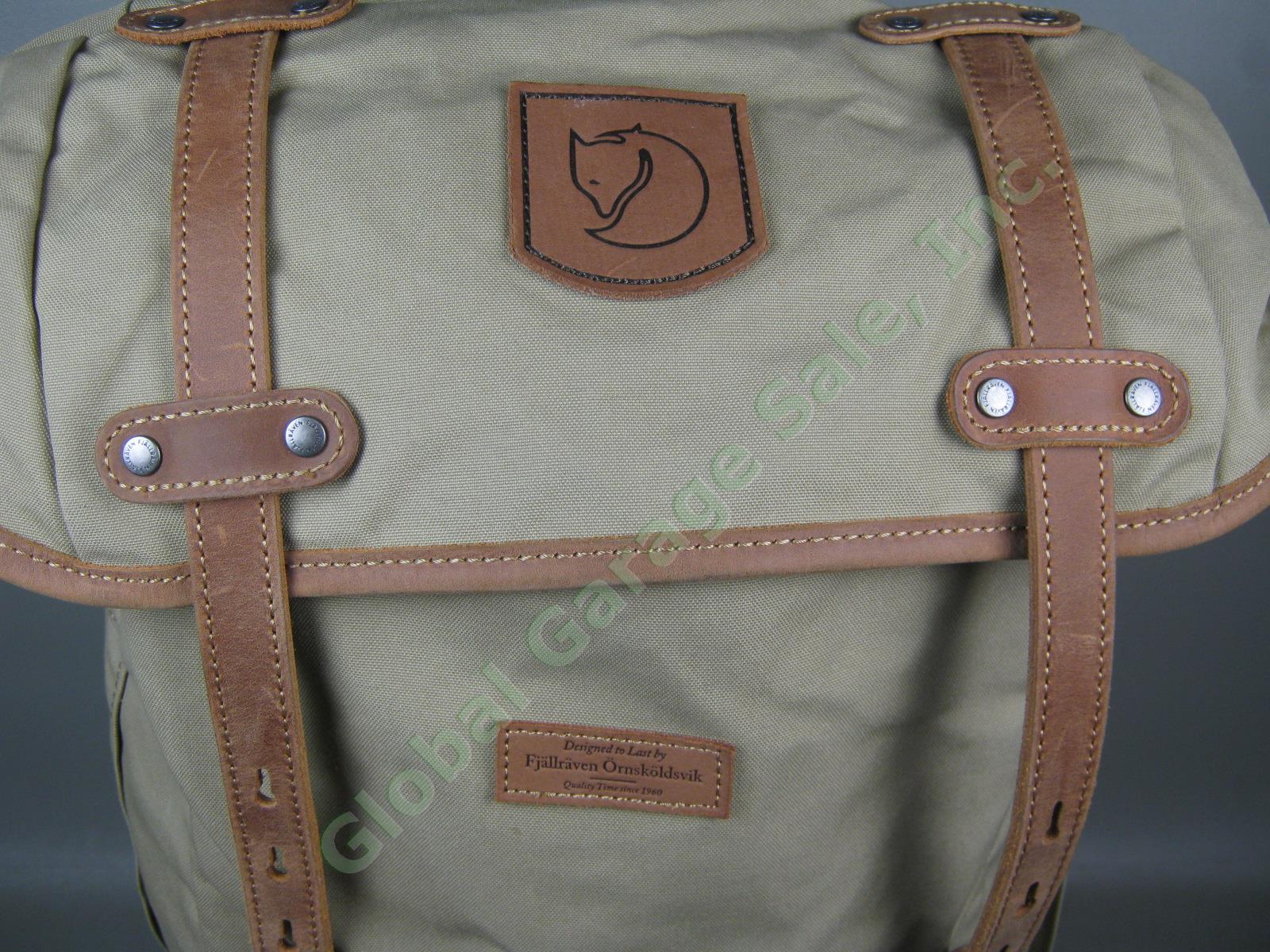 Fjallraven Rucksack No 21 Large Daypack Backpack 24206 Sand Color G-1000 VG COND 1