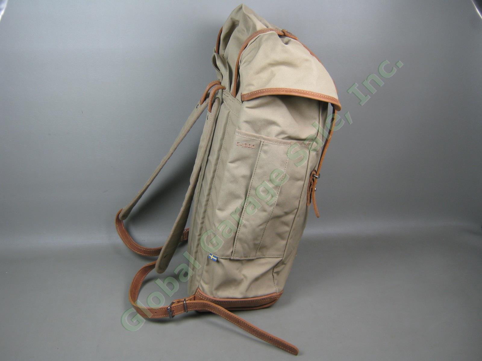 Fjallraven Rucksack No 21 Large Daypack Backpack 24206 Sand Color G-1000 VG COND 3