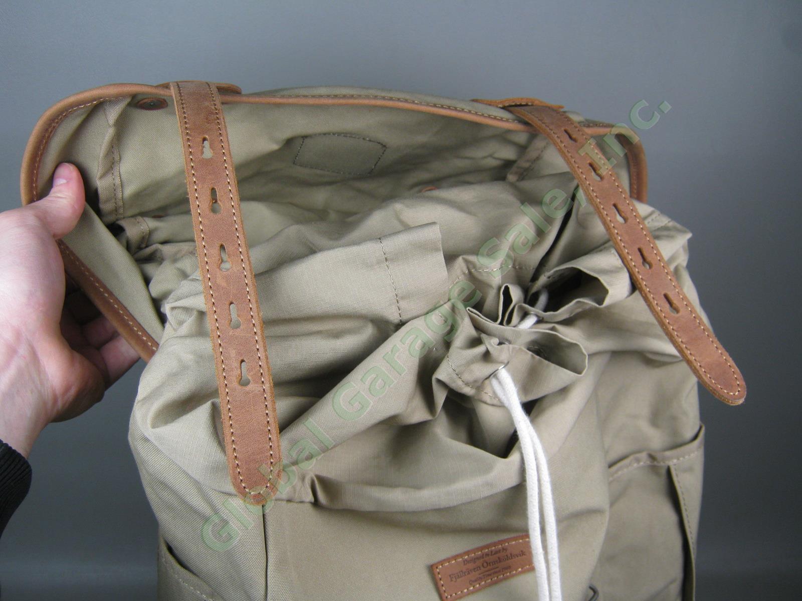 Fjallraven Rucksack No 21 Large Daypack Backpack 24206 Sand Color G-1000 VG COND 7