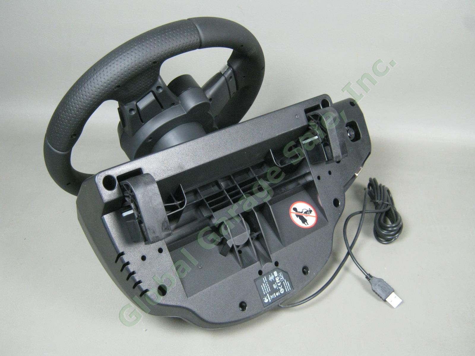 Logitech Driving Force GT Feedback E-X5C19 PS3 PS2 PC Racing Wheel Pedal MINT!! 3