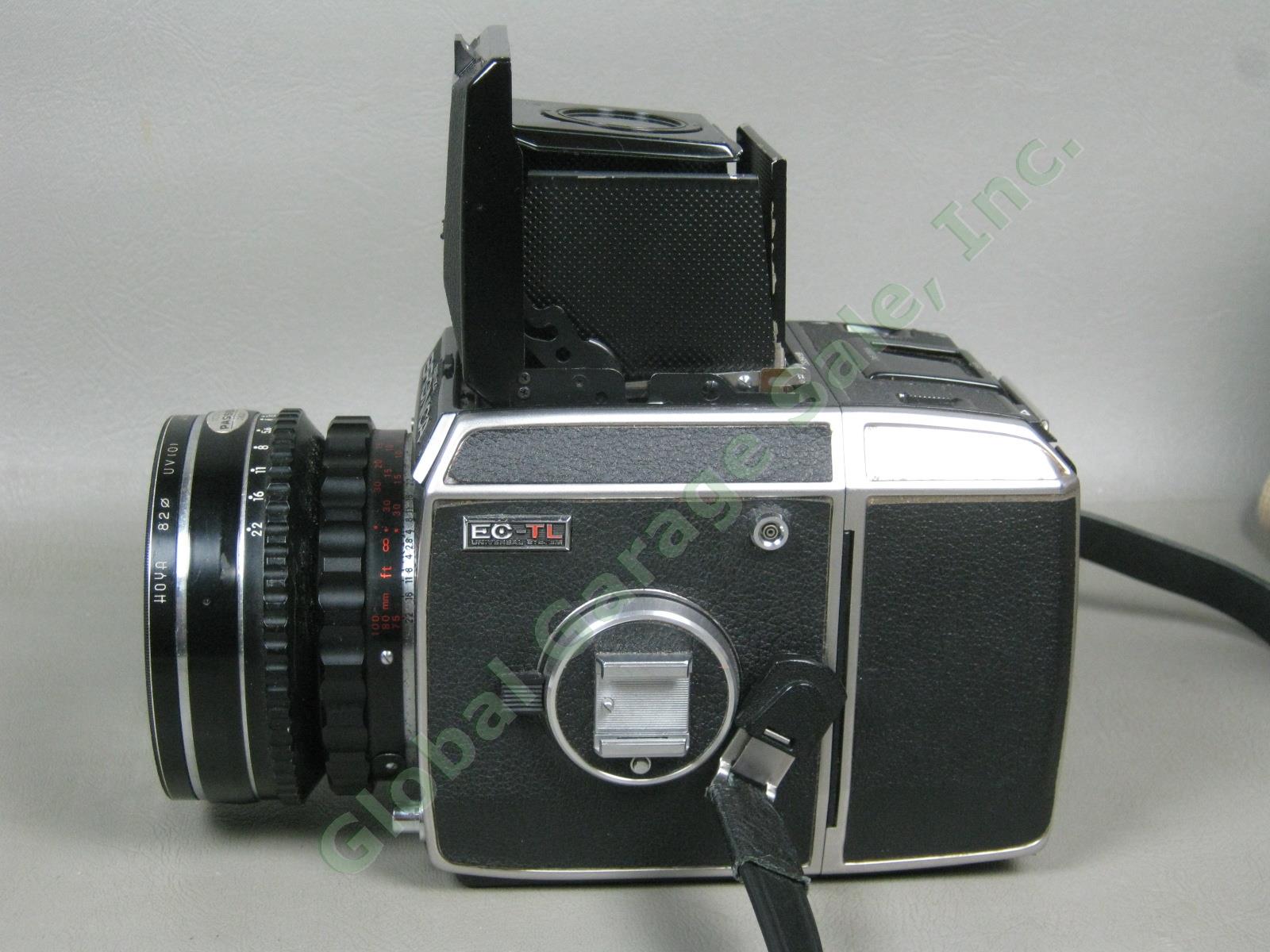 Zenza Bronica EC-TL Camera Nippon Kogaku Nikkor-H 50mm 1:3.5 f/3.5 Lens Bundle 1