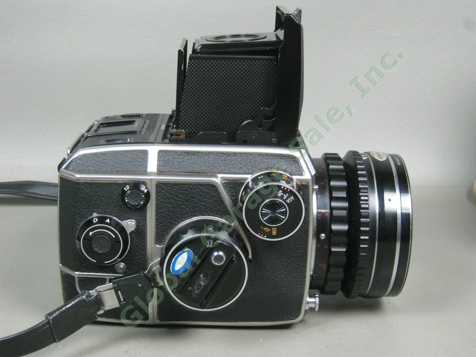 Zenza Bronica EC-TL Camera Nippon Kogaku Nikkor-H 50mm 1:3.5 f/3.5 Lens Bundle 3