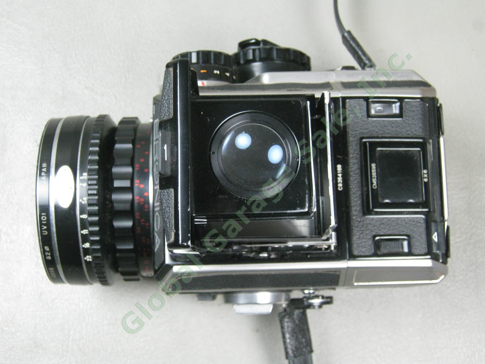 Zenza Bronica EC-TL Camera Nippon Kogaku Nikkor-H 50mm 1:3.5 f/3.5 Lens Bundle 5
