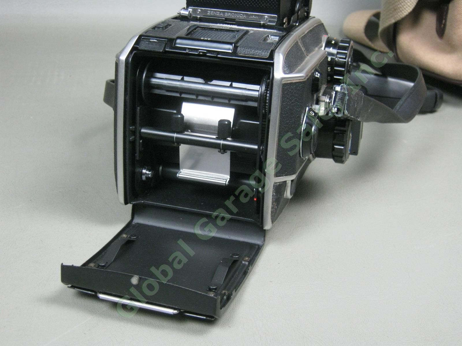 Zenza Bronica EC-TL Camera Nippon Kogaku Nikkor-H 50mm 1:3.5 f/3.5 Lens Bundle 7
