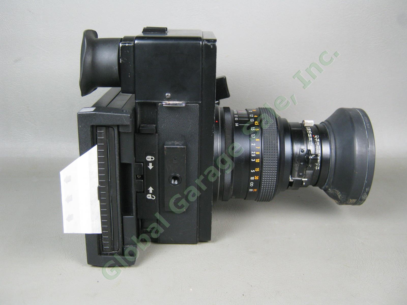 Polaroid 600SE Medium Format Rangefinder Camera Mamiya 127mm 4.7 Lens Film Back 2