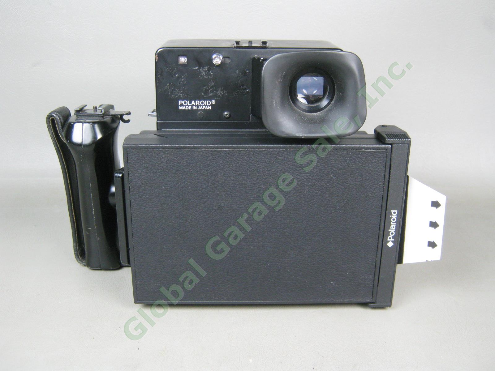 Polaroid 600SE Medium Format Rangefinder Camera Mamiya 127mm 4.7 Lens Film Back 4