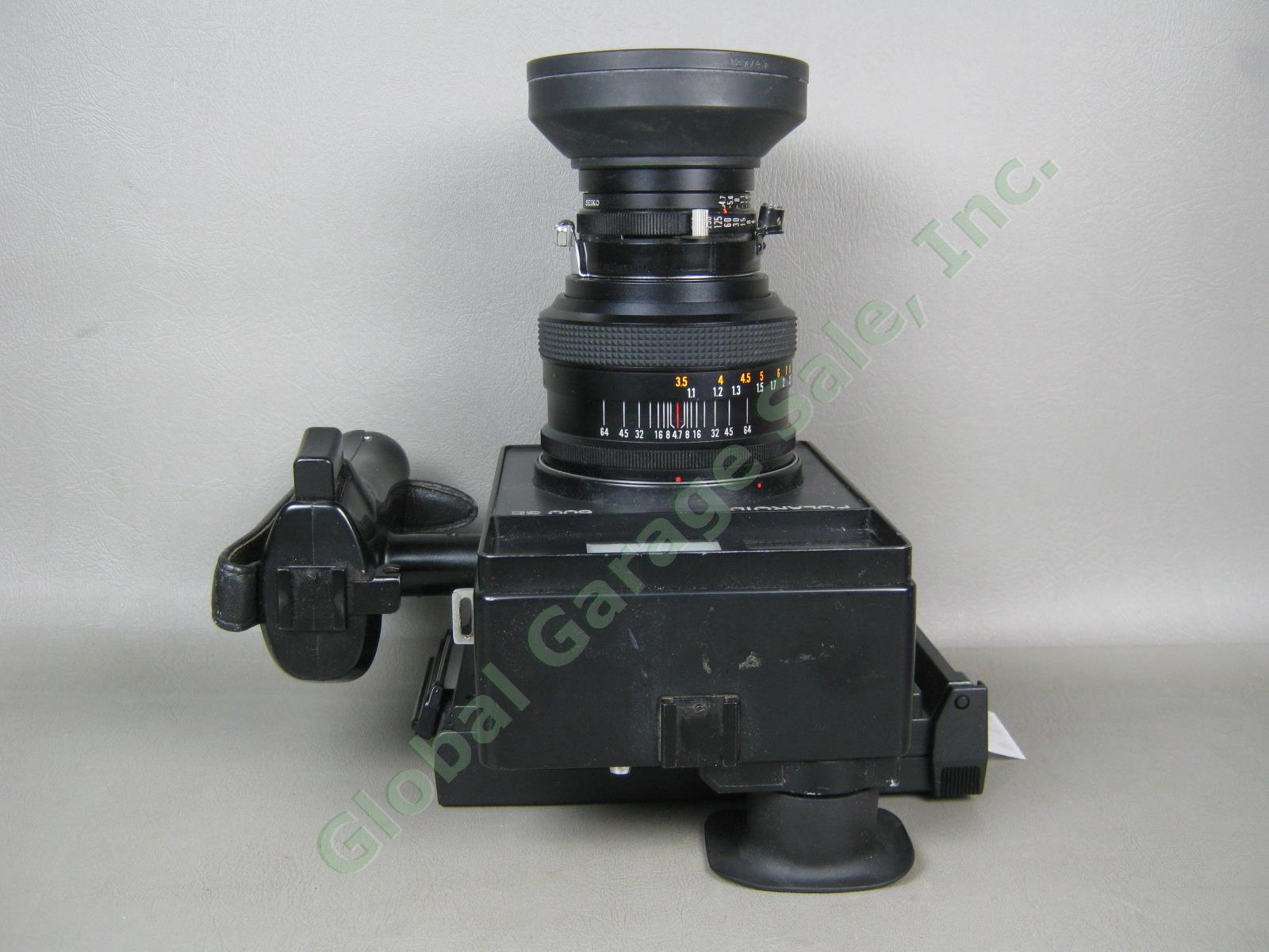 Polaroid 600SE Medium Format Rangefinder Camera Mamiya 127mm 4.7 Lens Film Back 5