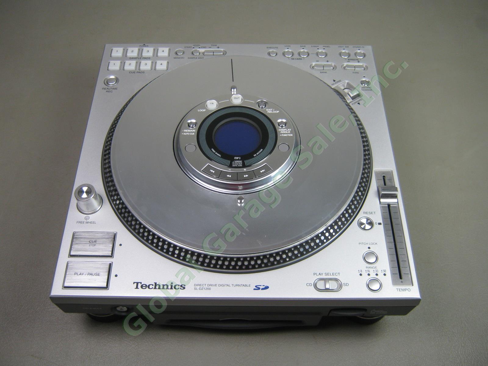 Technics SL-DZ1200 Direct Drive Digital DJ CD Turntable + Burton Case/Bag Bundle 1
