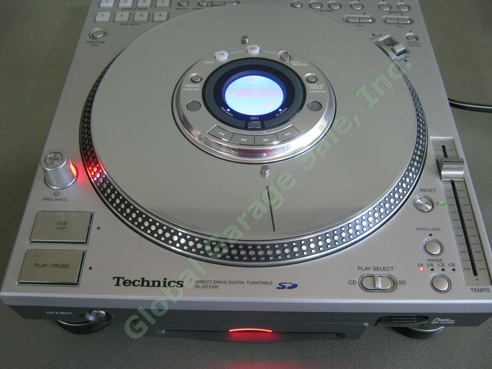 Technics SL-DZ1200 Direct Drive Digital DJ CD Turntable + Burton Case/Bag Bundle 2