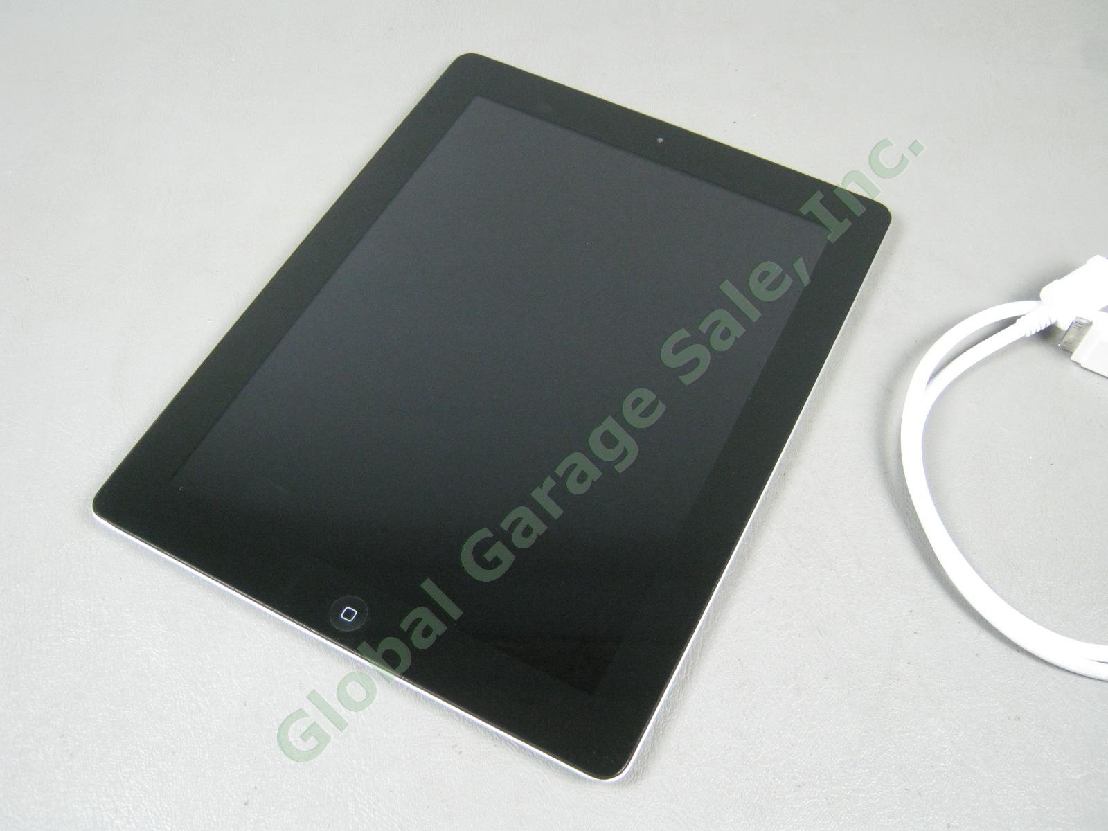 Apple iPad 2 Wifi 32GB Black Tablet Factory Reset MC770LL/A A1395 NO RESERVE! 3