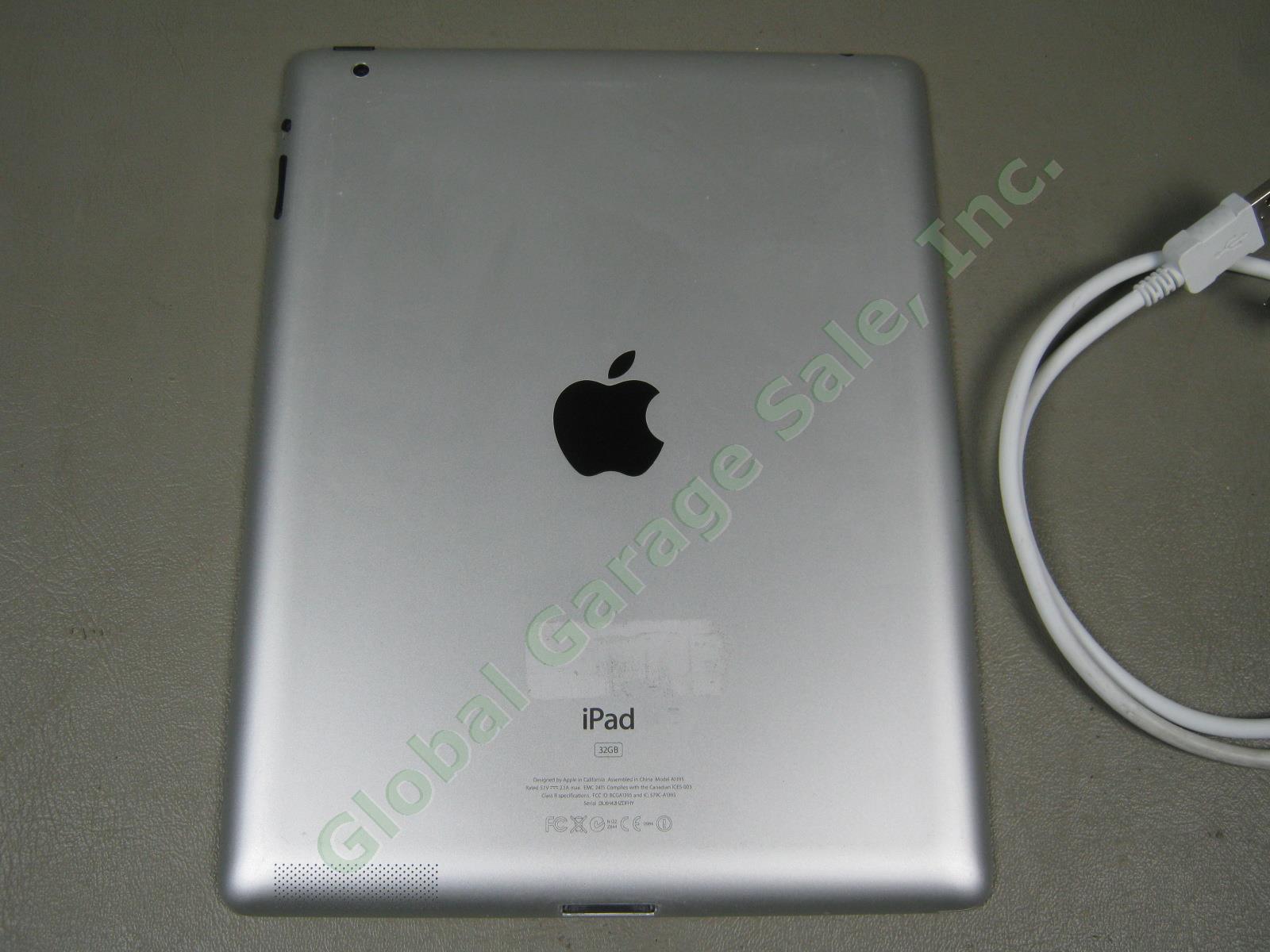 Apple iPad 2 Wifi 32GB Black Tablet Factory Reset MC770LL/A A1395 NO RESERVE! 4