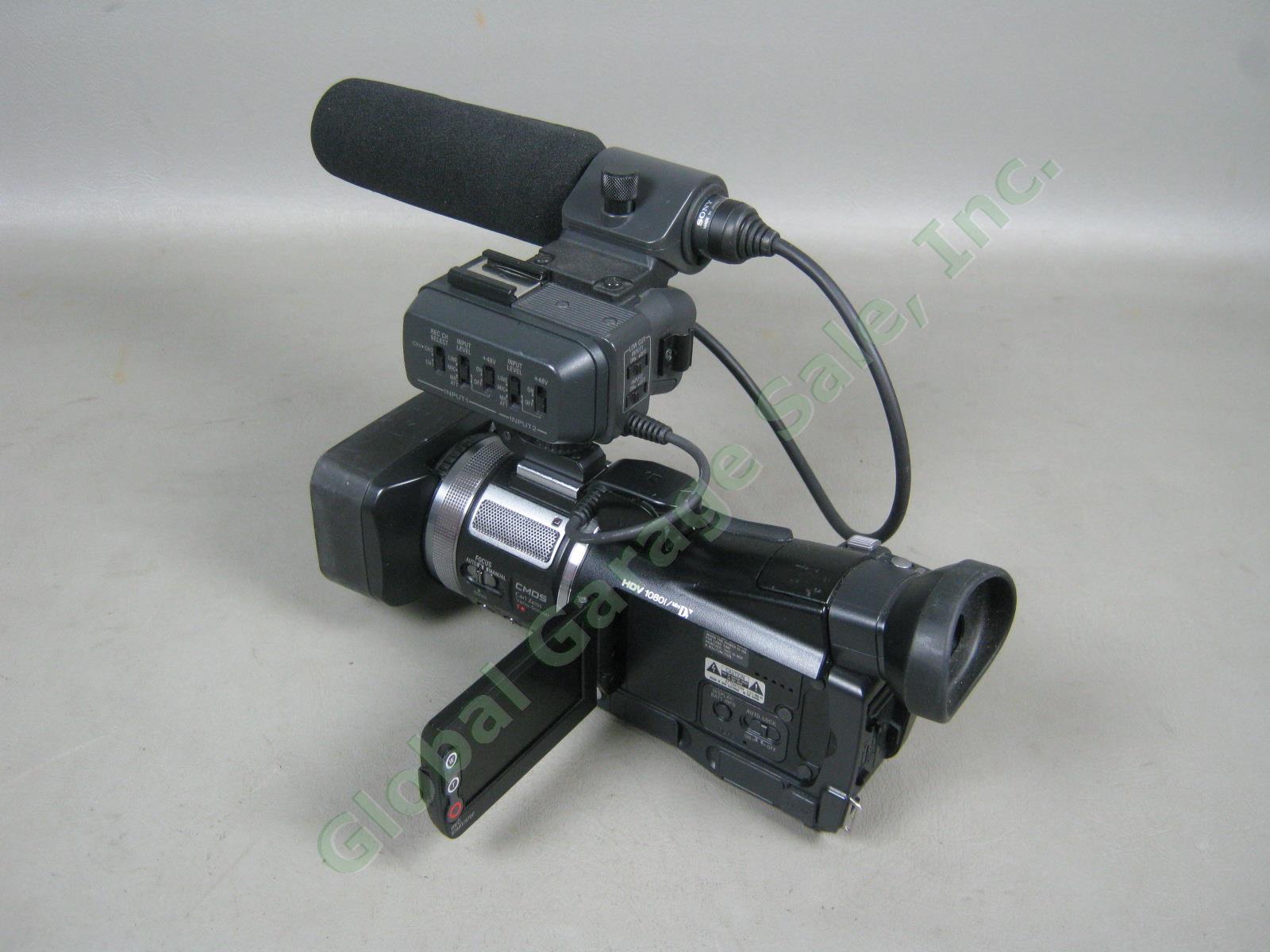 Sony HVR-A1 1/3" Professional HDV Camcorder Video Camera ONLY 30 Drum Run Hours 3