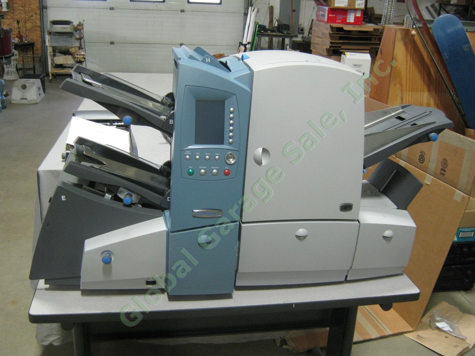 Pitney Bowes DI600 Document Inserting System Folder Inserter Sealer W/ Table EXC