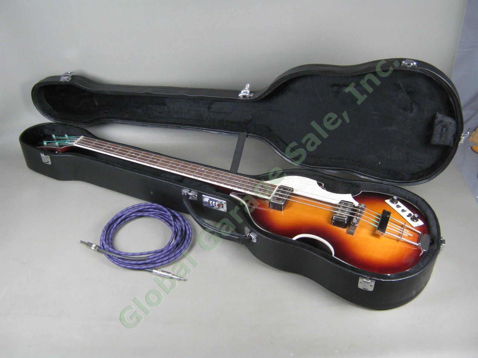 Vtg Hofner Beatle Violin McCartney Bass Guitar Contemporary Series HCT-500/1 NR!