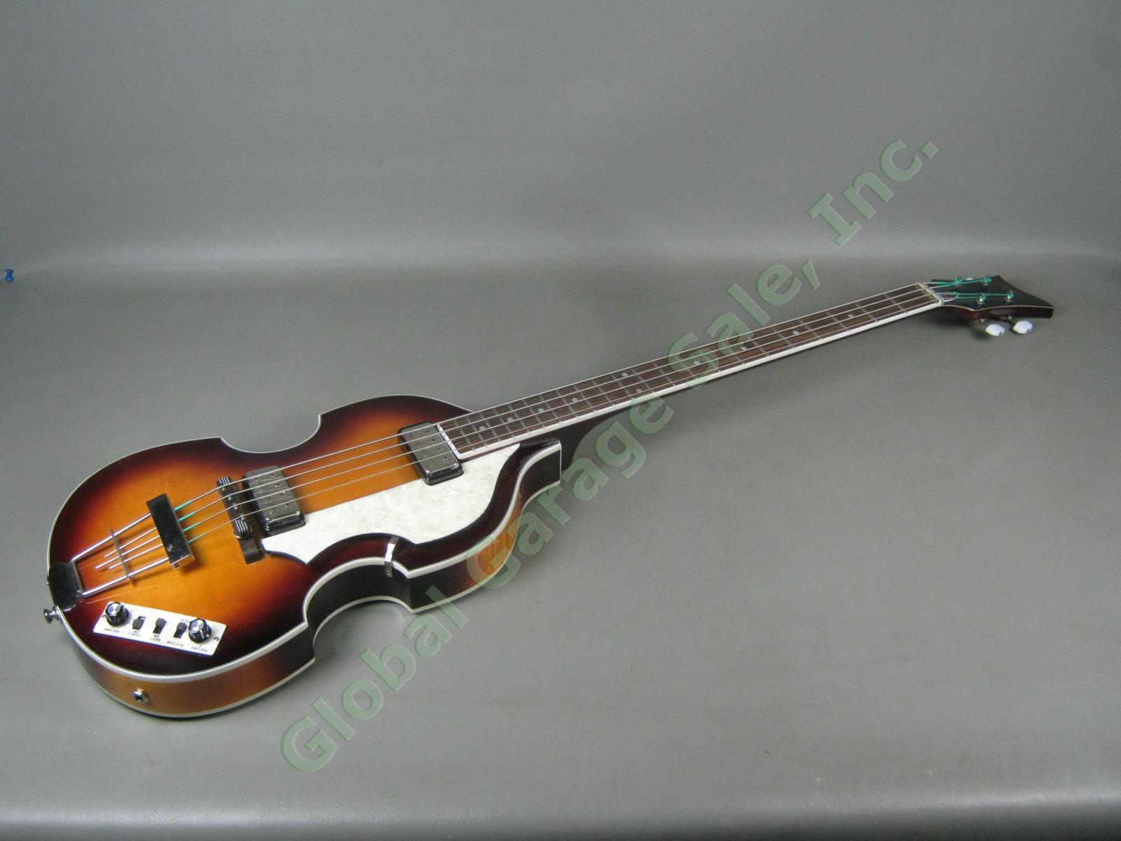 Vtg Hofner Beatle Violin McCartney Bass Guitar Contemporary Series HCT-500/1 NR! 1