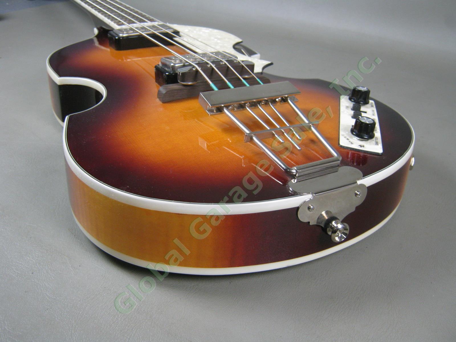 Vtg Hofner Beatle Violin McCartney Bass Guitar Contemporary Series HCT-500/1 NR! 7