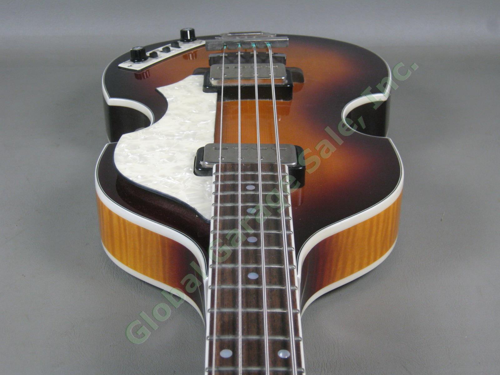 Vtg Hofner Beatle Violin McCartney Bass Guitar Contemporary Series HCT-500/1 NR! 8