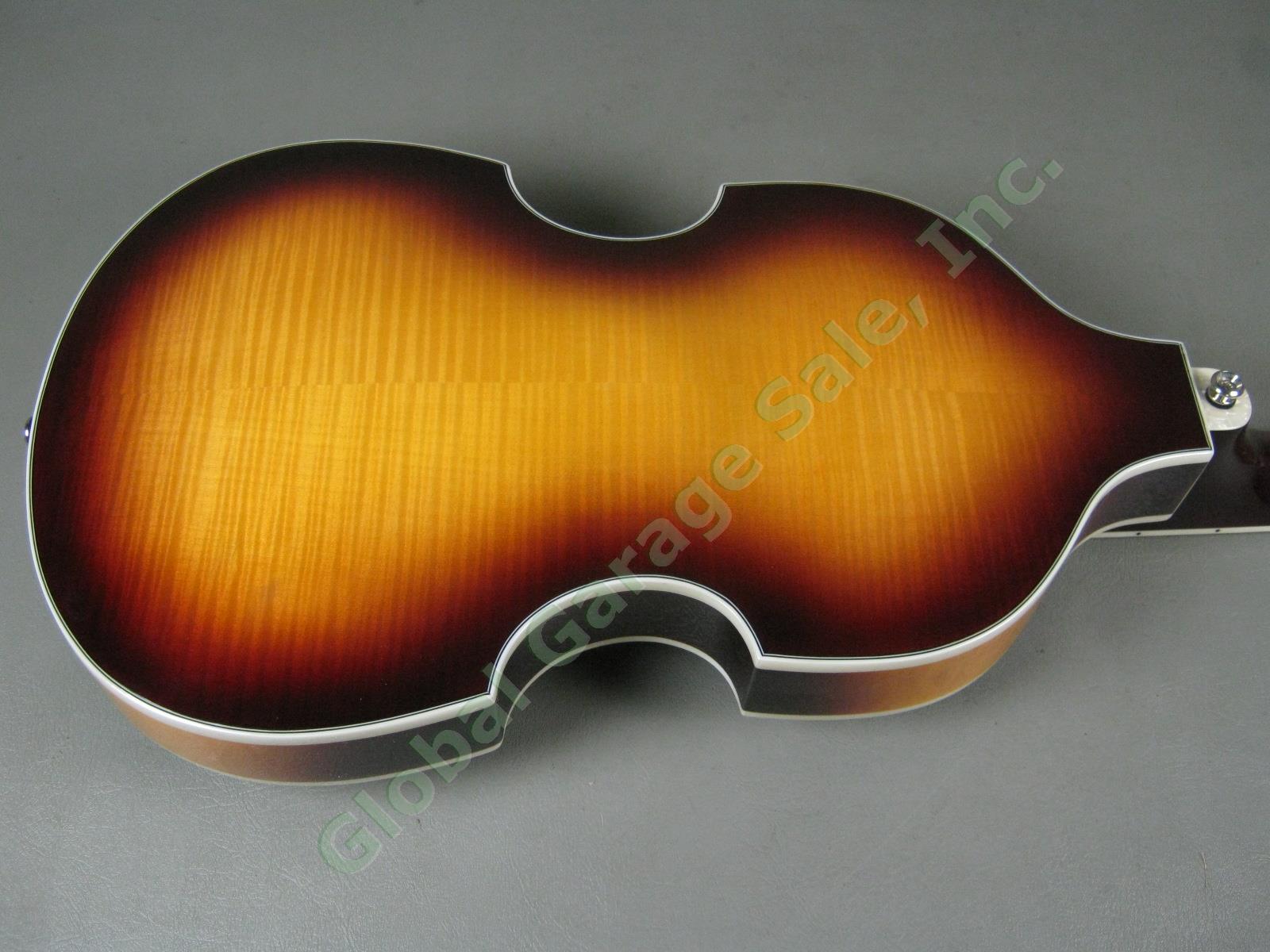 Vtg Hofner Beatle Violin McCartney Bass Guitar Contemporary Series HCT-500/1 NR! 11
