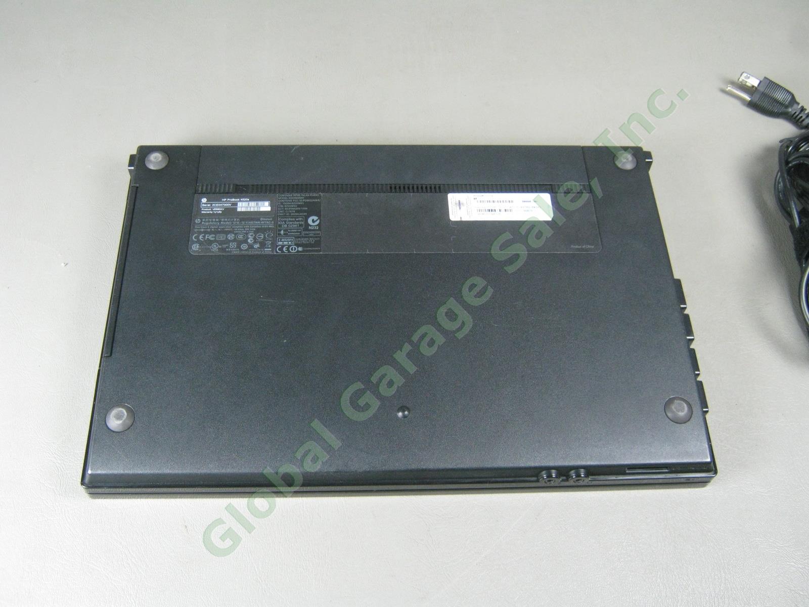 HP 4520s ProBook Laptop Intel Core i5 M520 2.40GHz 4GB 232GB DVDRW Windows 7 Pro 6