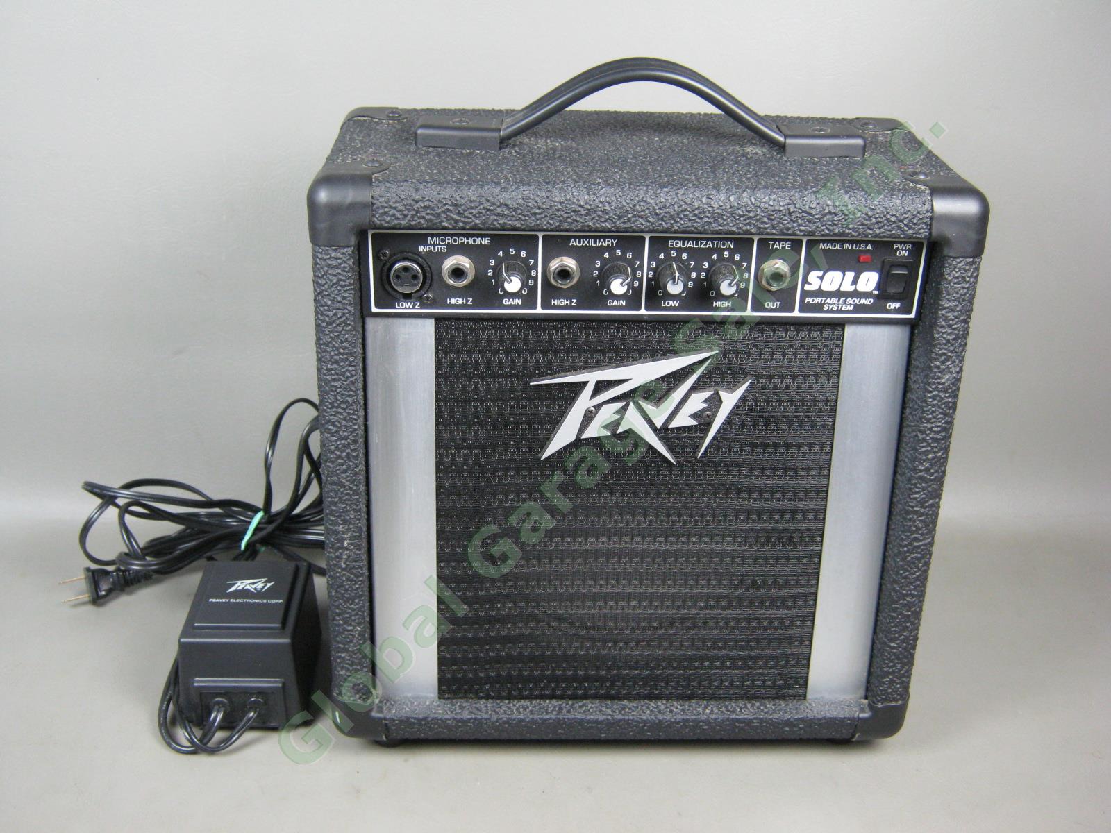 Peavey Solo Portable Sound System Guitar Amp 10/15 Watts Made In USA No Reserve!