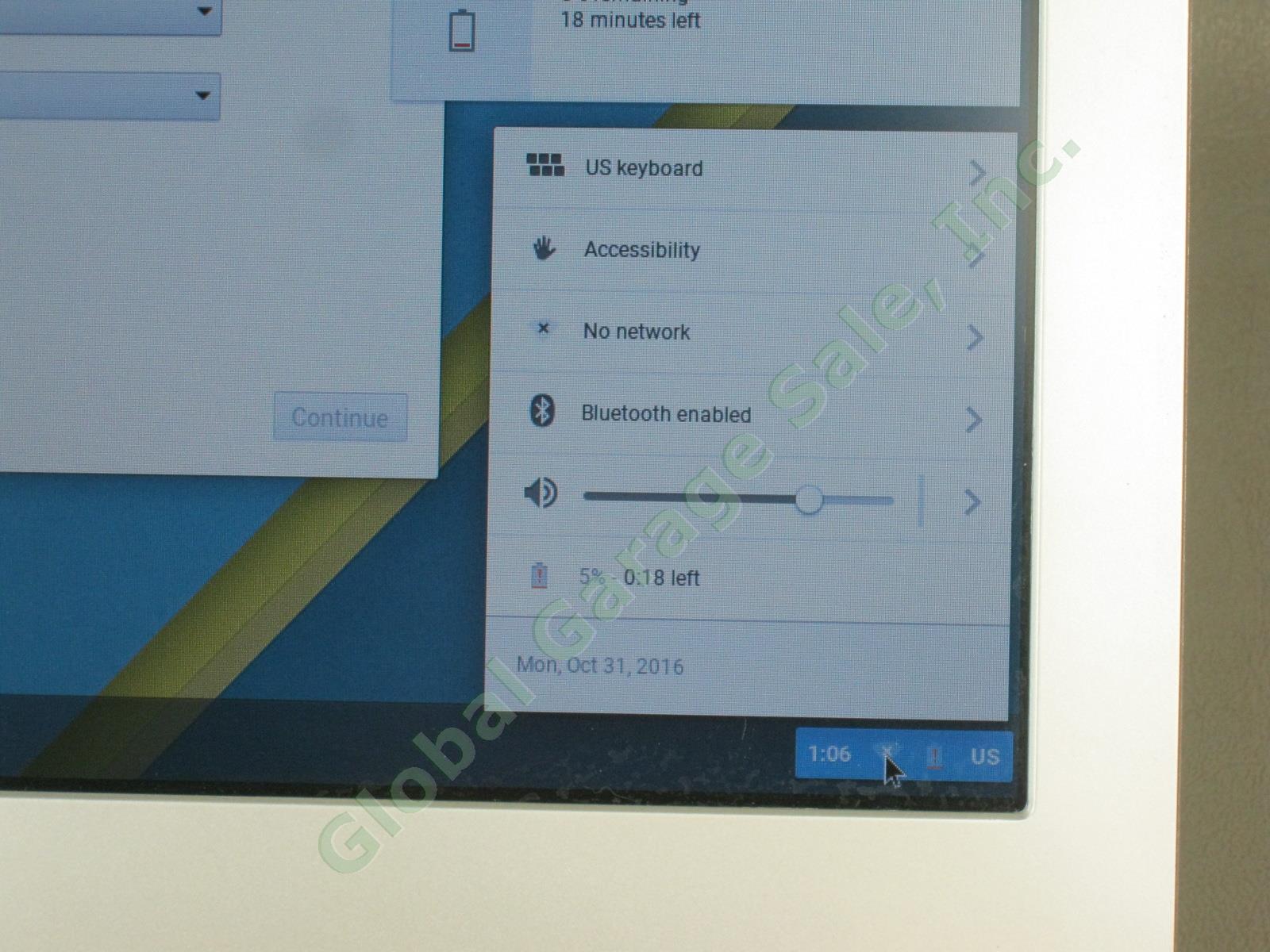 Samsung Chromebook Chrome Netbook Computer XE303C12 11.6" 1.7 GHz 2GB RAM 16GB 1