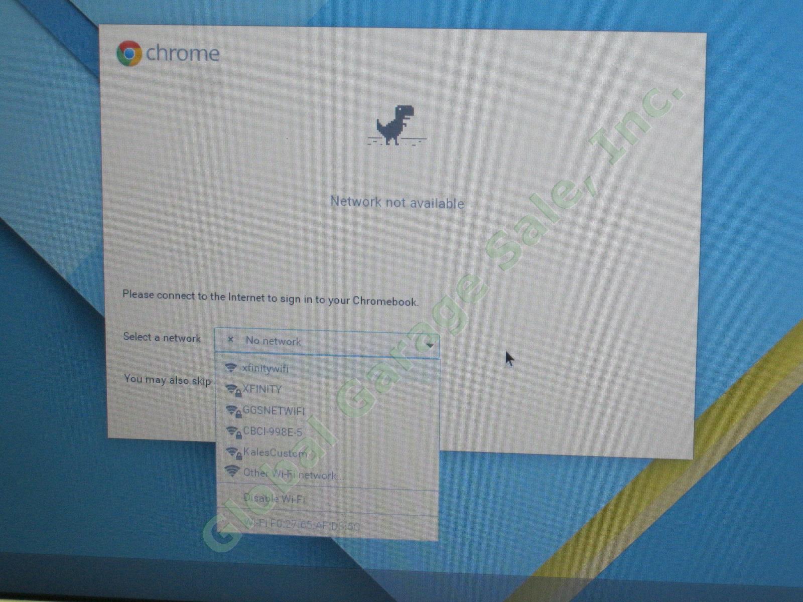 Samsung Chromebook Chrome Netbook Laptop XE303C12 11.6" 1.7 GHz 2GB RAM 16GB NR! 1