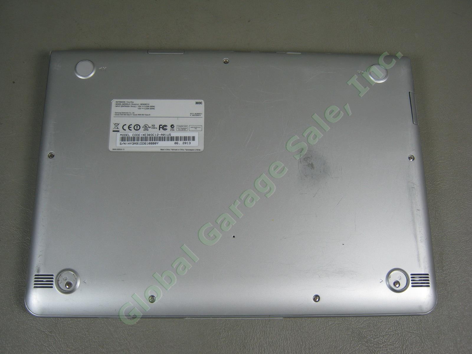 Samsung Chromebook Chrome Netbook Laptop XE303C12 11.6" 1.7 GHz 2GB RAM 16GB NR! 3