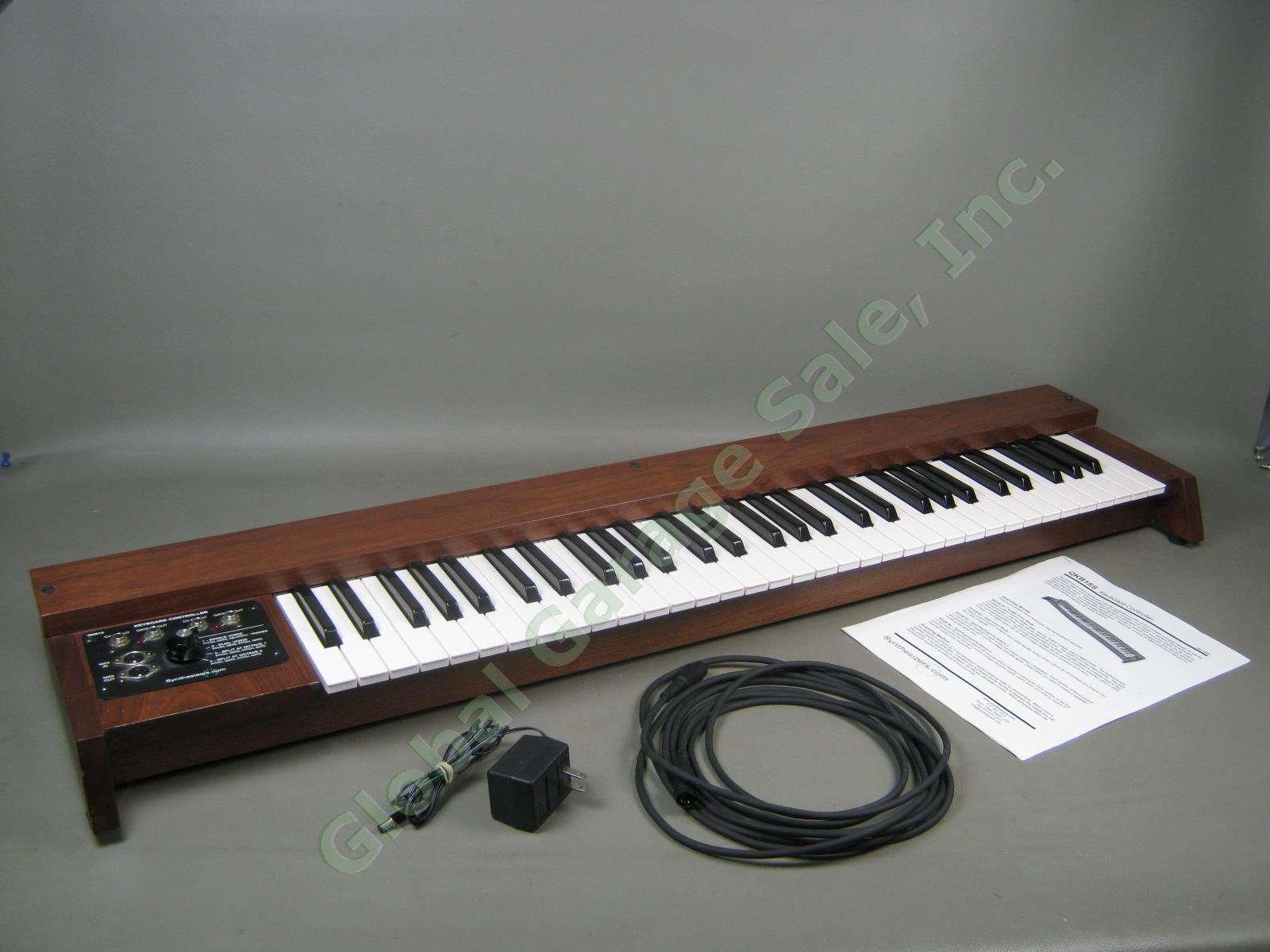 Synthesizers.com QKB15 MIDI/CV Keyboard Controller W/ AC Adapter Cable Bundle NR
