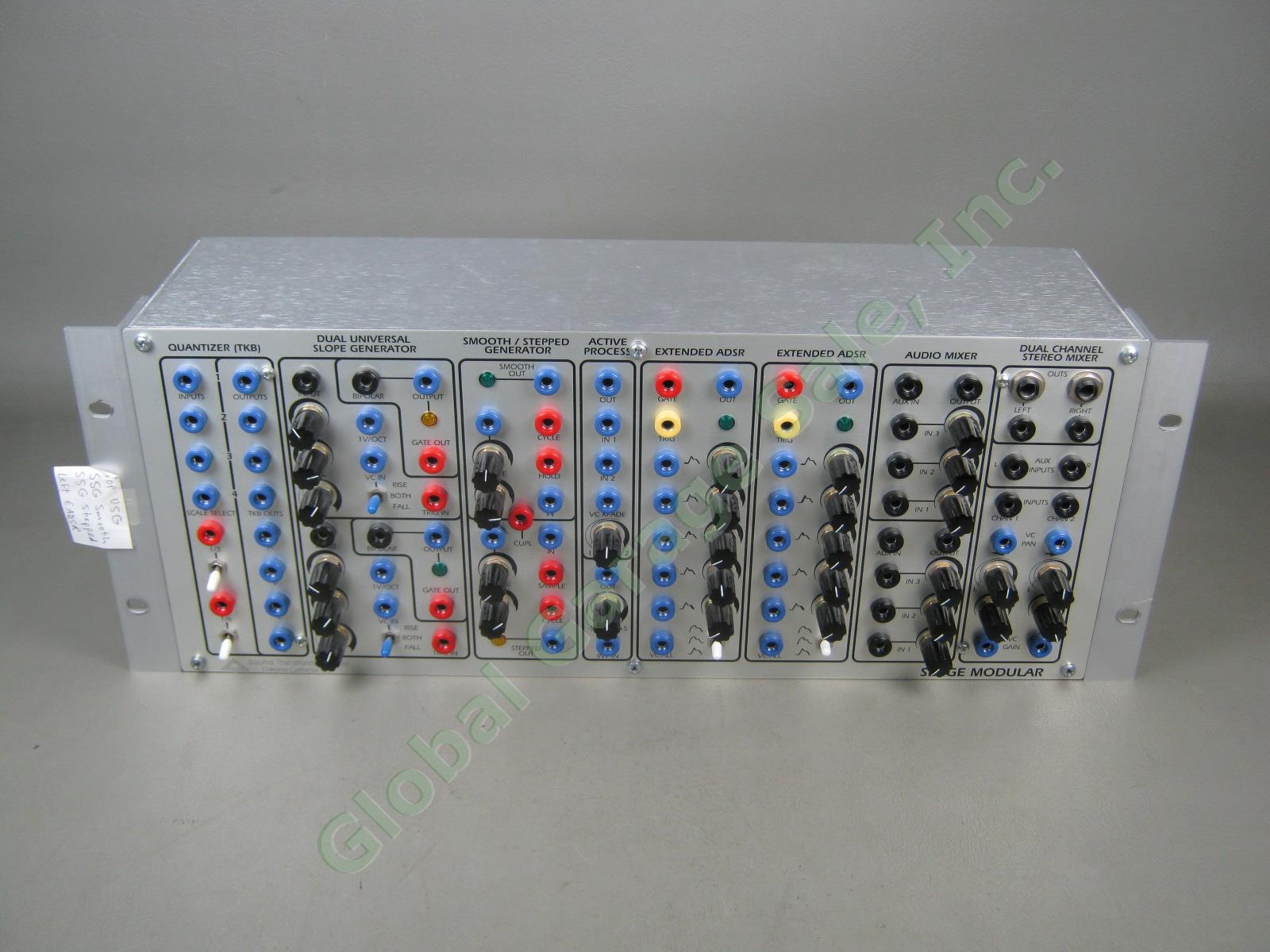 Serge Modular Analog Music Synthesizer ROX Rack Mount Box Panel + 8 Modules Lot