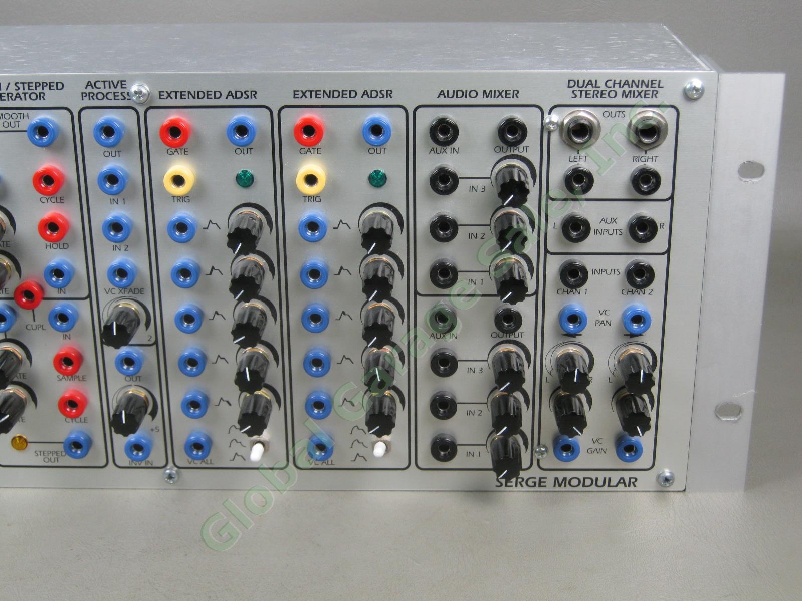 Serge Modular Analog Music Synthesizer ROX Rack Mount Box Panel + 8 Modules Lot 2