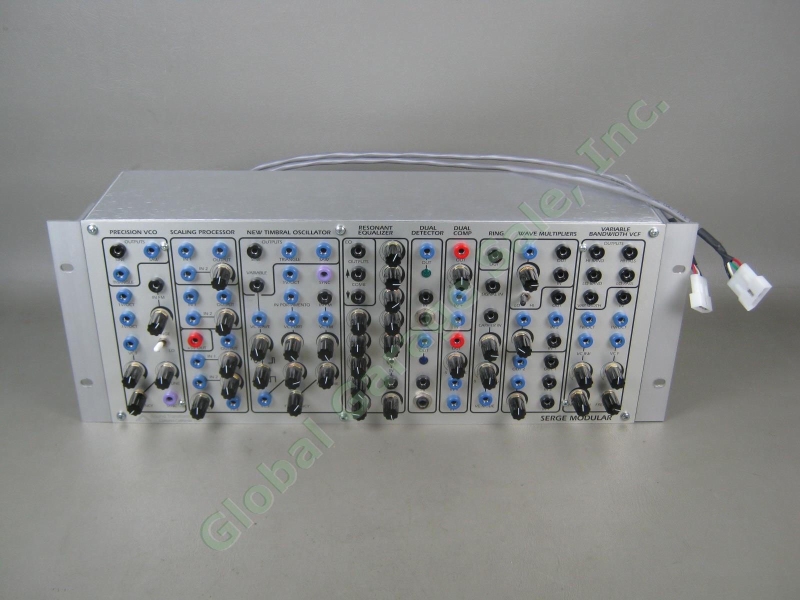 Serge Modular Analog Music Synthesizer ROX Rack Mount Box Panel + 9 Modules Lot