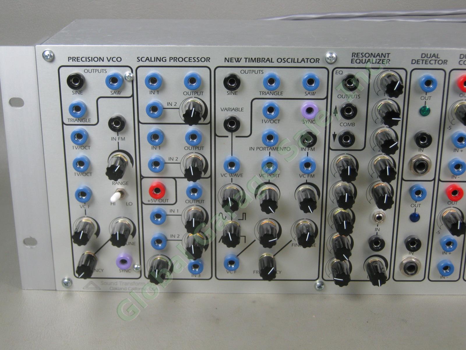 Serge Modular Analog Music Synthesizer ROX Rack Mount Box Panel + 9 Modules Lot 1