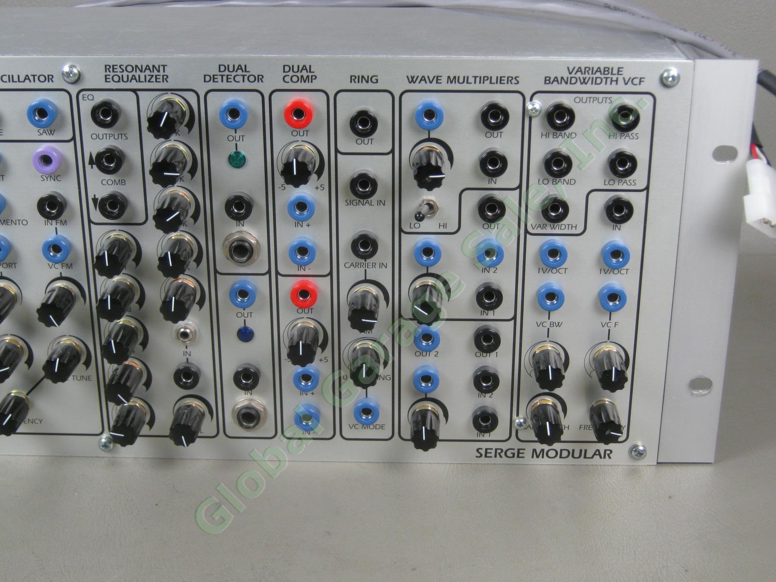 Serge Modular Analog Music Synthesizer ROX Rack Mount Box Panel + 9 Modules Lot 2