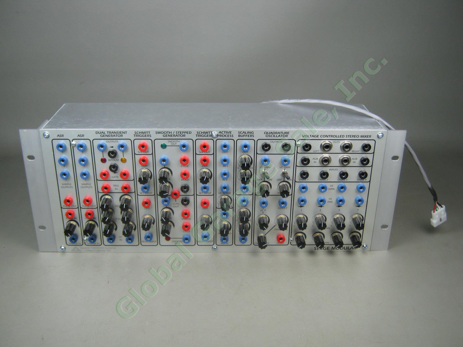 Serge Modular Analog Music Synthesizer ROX Rack Mount Box Panel + 10 Modules Lot