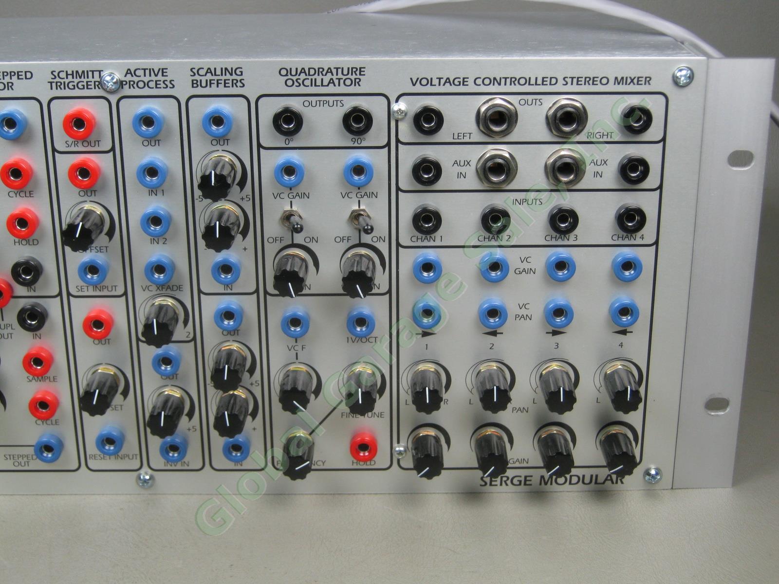 Serge Modular Analog Music Synthesizer ROX Rack Mount Box Panel + 10 Modules Lot 2