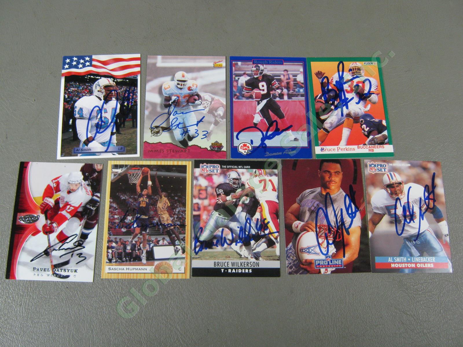 225 Autographed In Person IP Hand Signed Auto Sports Cards Lot Mostly Baseball 10