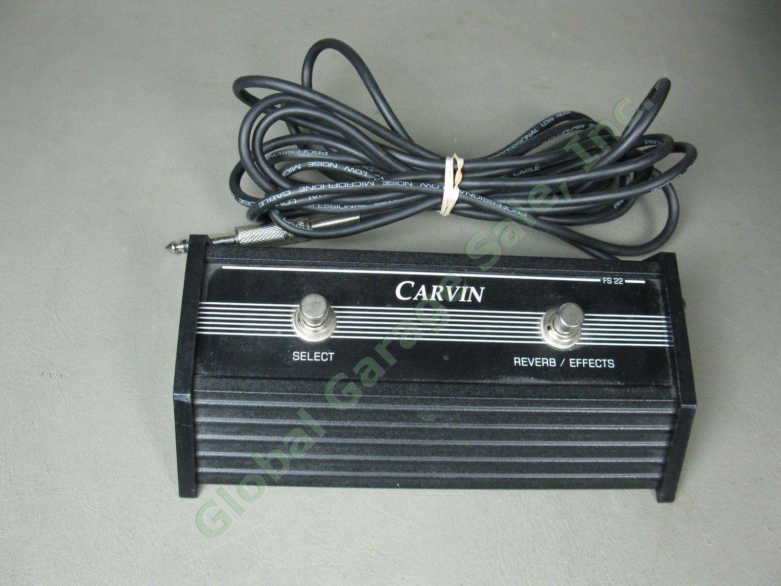 Carvin BX600 Bass Amp Amplifier Head Footswitch Cords One Owner Exc Cond! NO RES 8