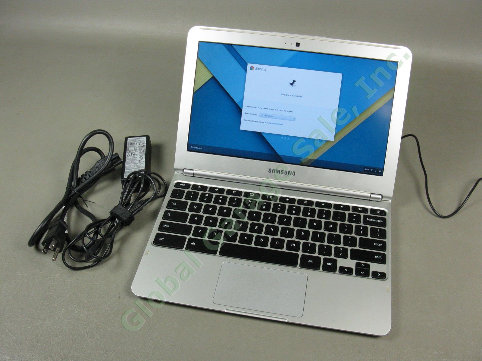 Samsung Chromebook Netbook Computer XE303C12 11.6" 1.7 GHz 2GB RAM 16GB NO RES!