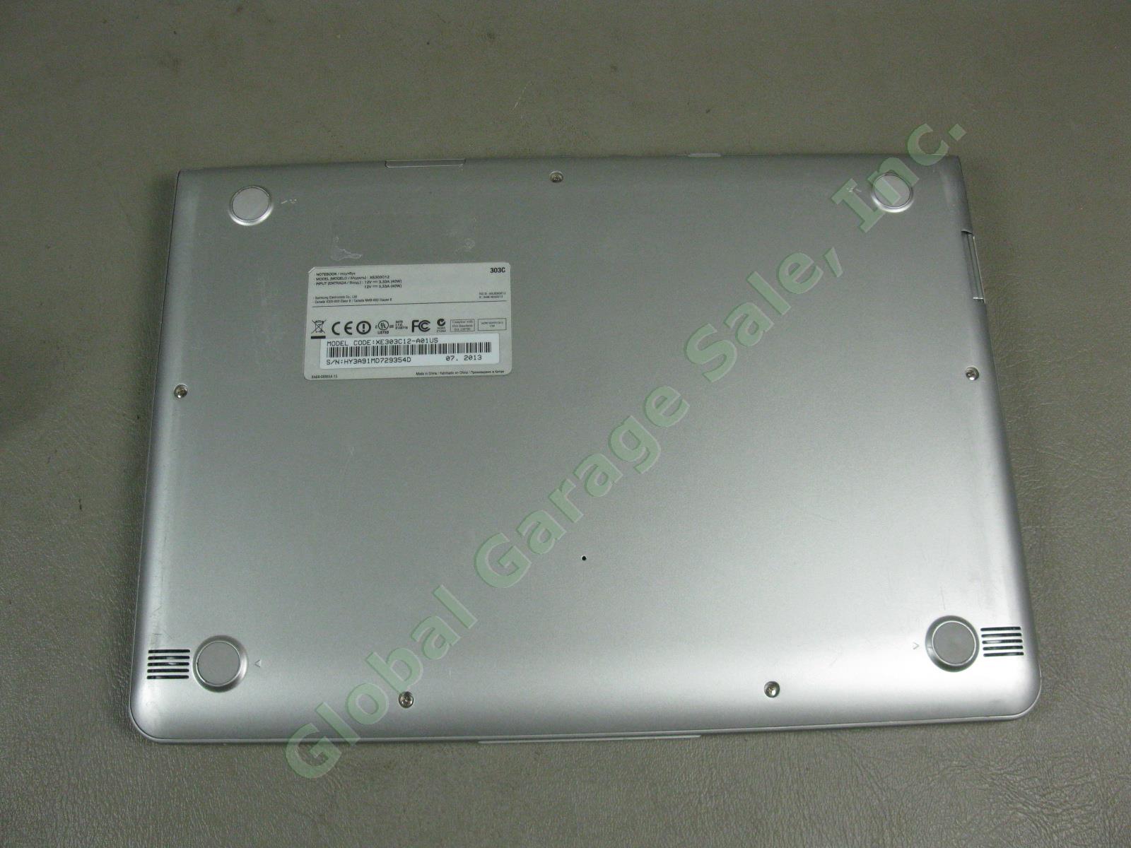 Samsung Chromebook Netbook Computer XE303C12 11.6" 1.7 GHz 2GB RAM 16GB NO RES! 3