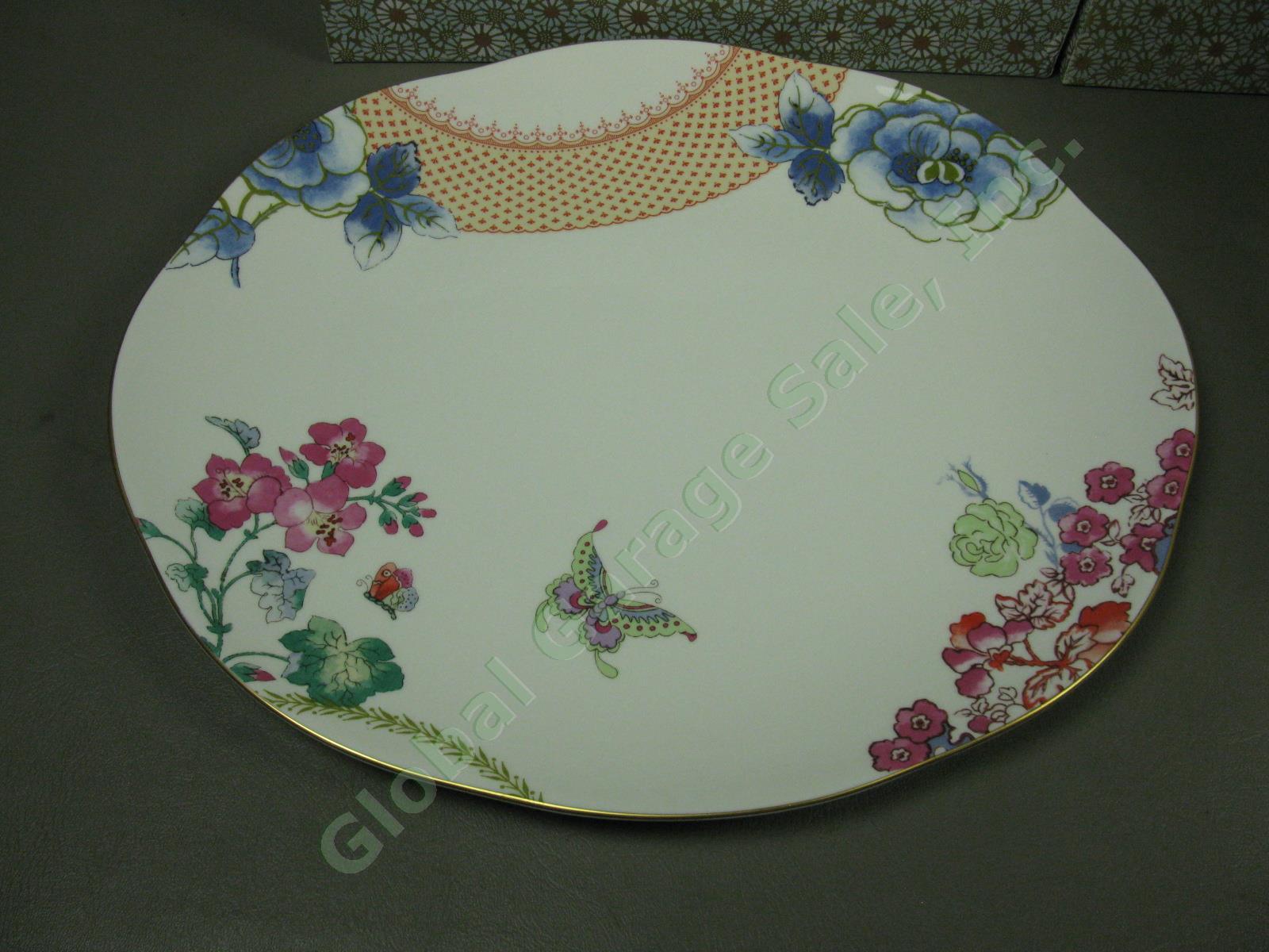 Wedgwood Butterfly Bloom Set W/ Boxes Serving Bowl Sm + L Teapots & Platter Lot 1
