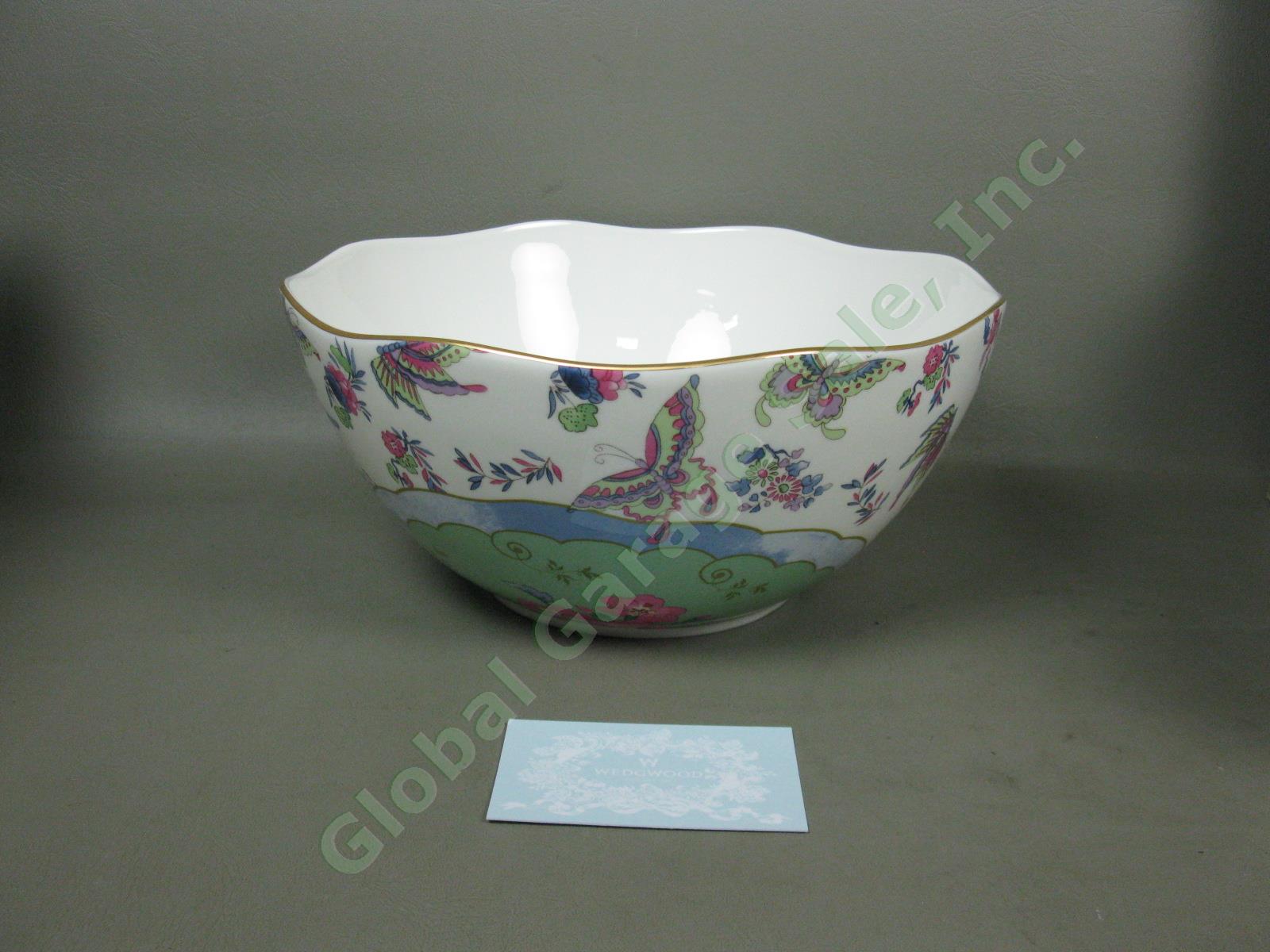 Wedgwood Butterfly Bloom Set W/ Boxes Serving Bowl Sm + L Teapots & Platter Lot 5