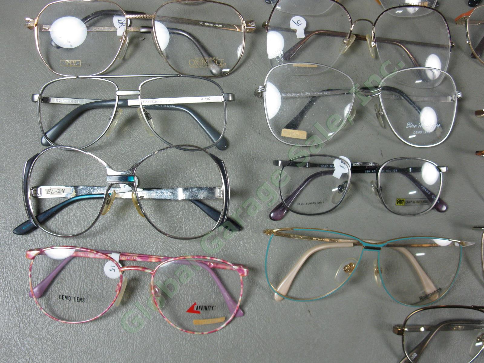53 Pairs NEW NOS Metal Eyeglass Glasses Frames Lot Pierre Cardin Vogue Zeiss NR! 3