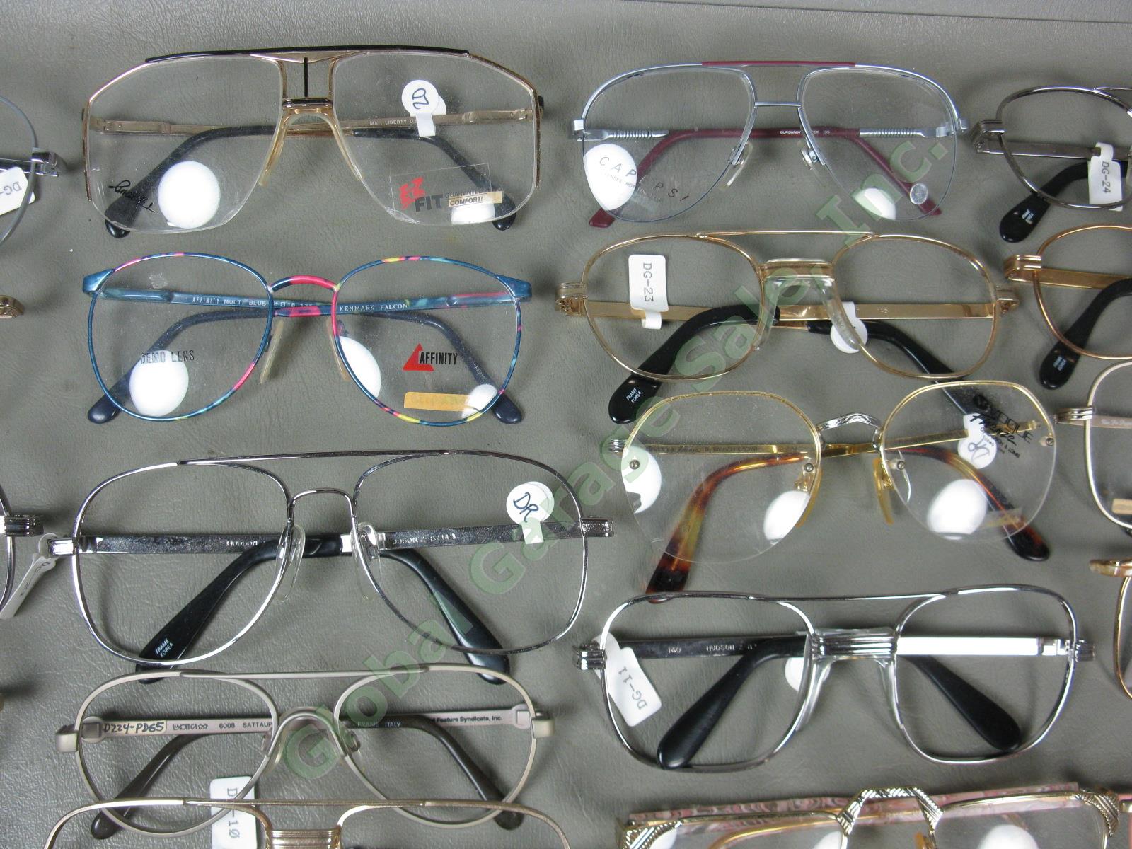 53 Pairs NEW NOS Metal Eyeglass Glasses Frames Lot Pierre Cardin Vogue Zeiss NR! 4
