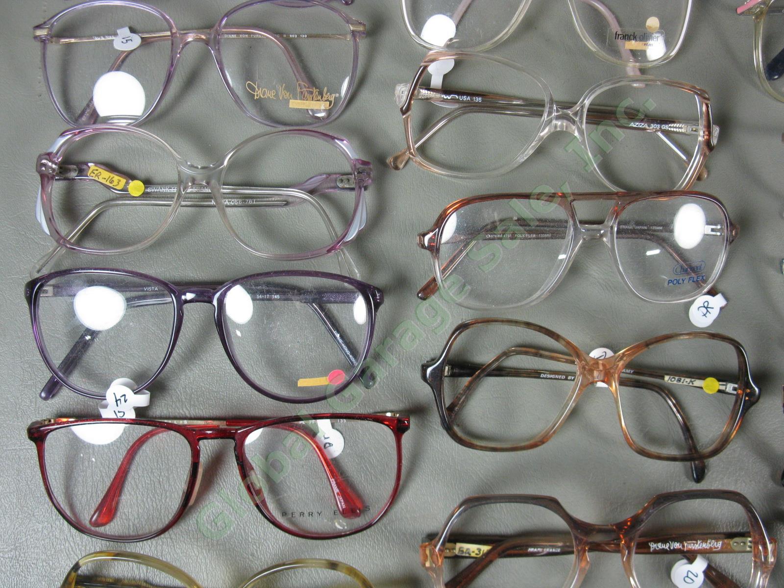 70 NEW NOS Plastic Eyeglass Glasses Frames Wholesale Lot Ralph Lauren Zeiss +NR! 2