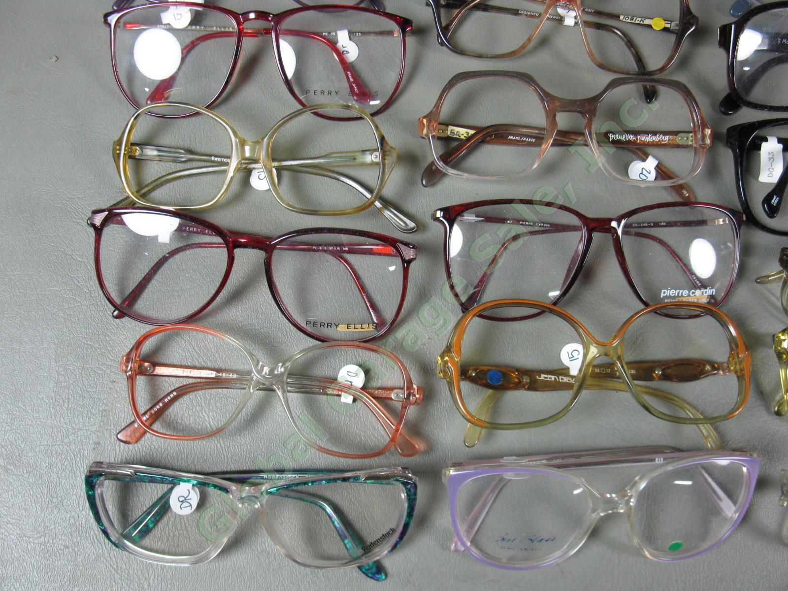 70 NEW NOS Plastic Eyeglass Glasses Frames Wholesale Lot Ralph Lauren Zeiss +NR! 3
