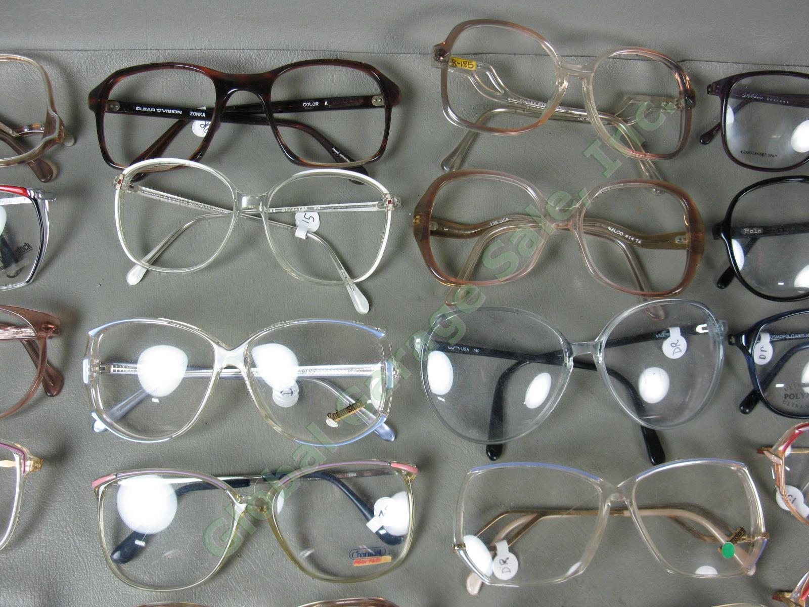70 NEW NOS Plastic Eyeglass Glasses Frames Wholesale Lot Ralph Lauren Zeiss +NR! 4