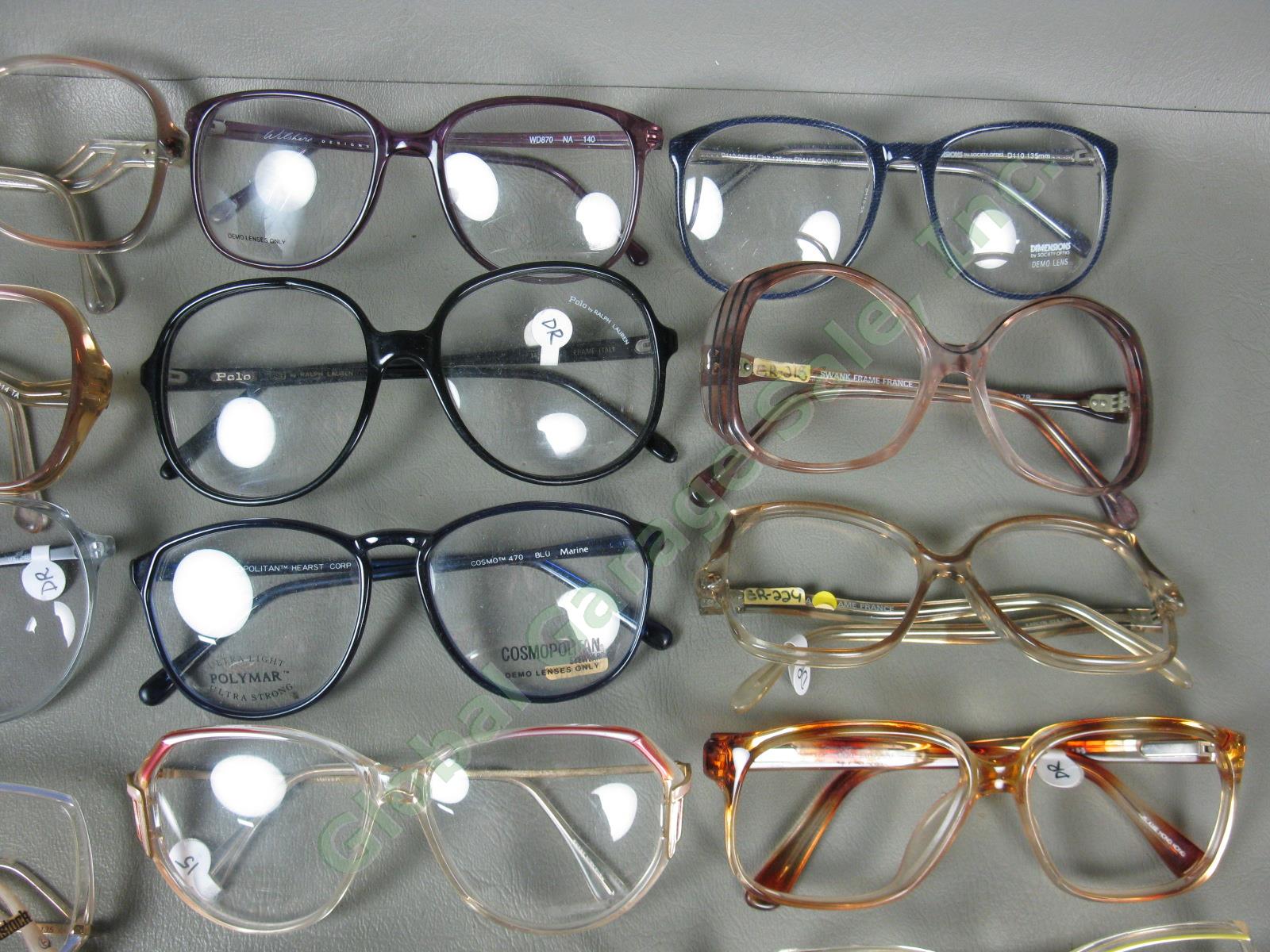 70 NEW NOS Plastic Eyeglass Glasses Frames Wholesale Lot Ralph Lauren Zeiss +NR! 7